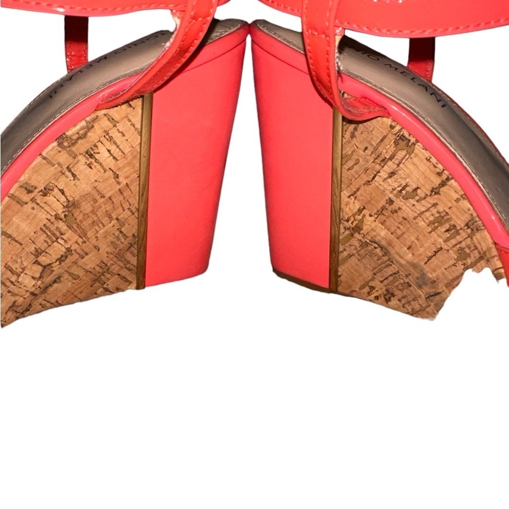 Antonio Melanie Wedge Heel Shoe Women’s Pink Coral Size 7.5 - Picture 4 of 8